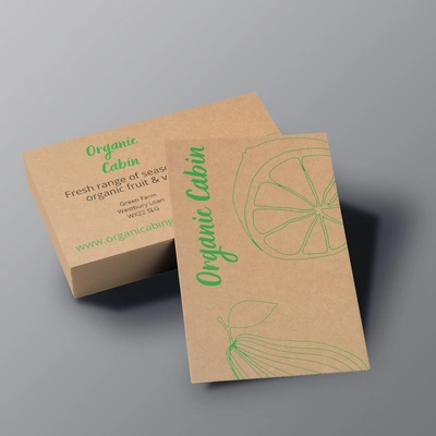 Kraft Business Cards